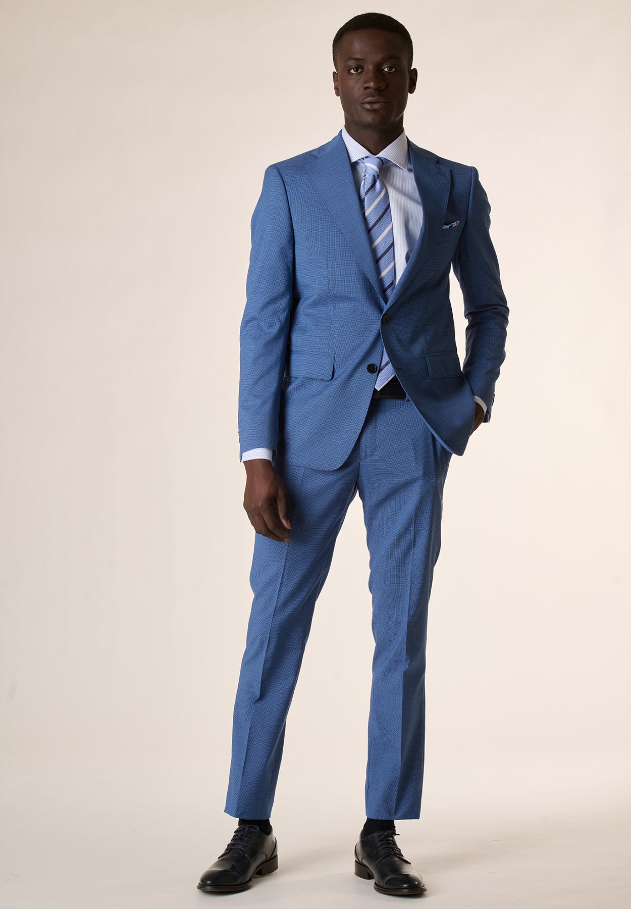 Abito Uomo Blu Elettrico Cravatta Cravatta Blu Abito Blu Outlet