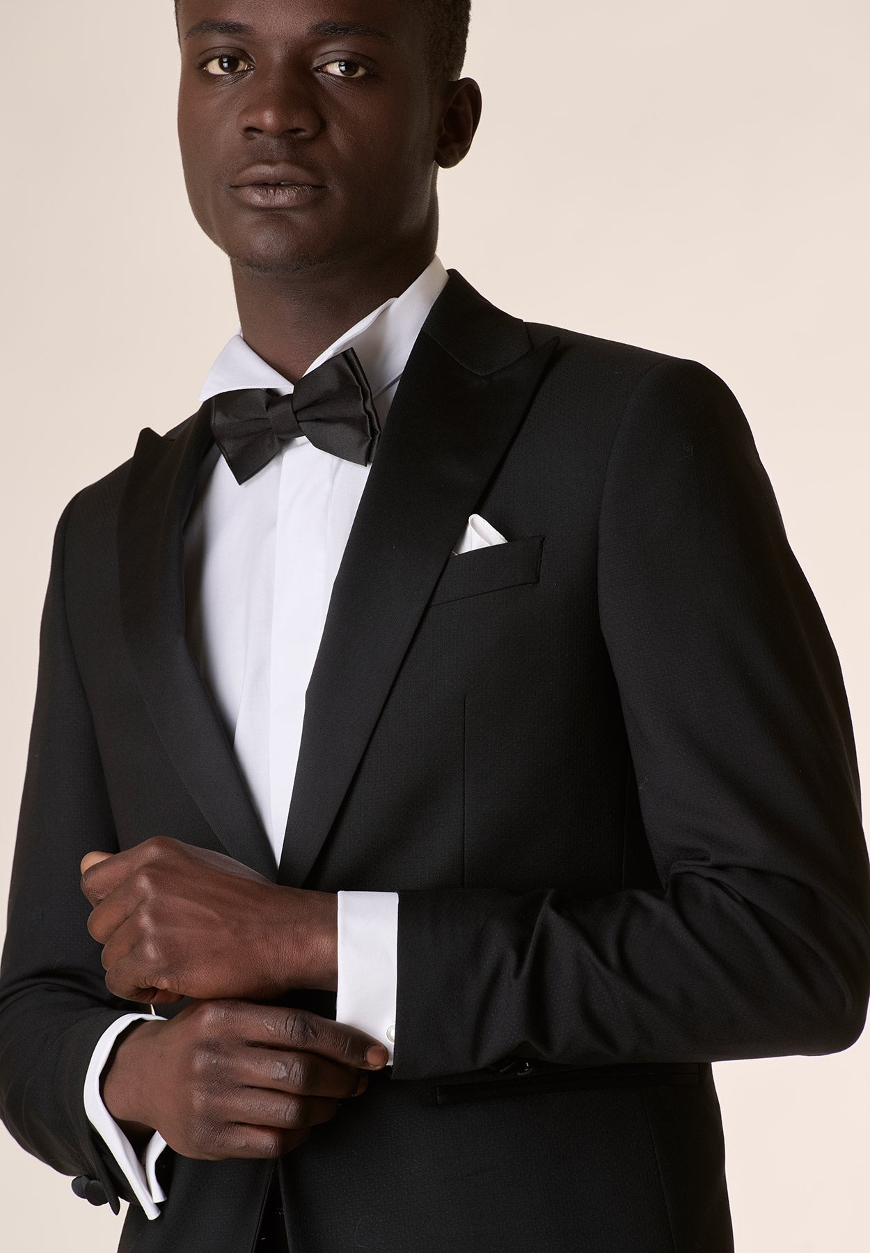 Abito Smoking Nero Smoking Cerimonia Uomo Lubiam Smoking Sposo