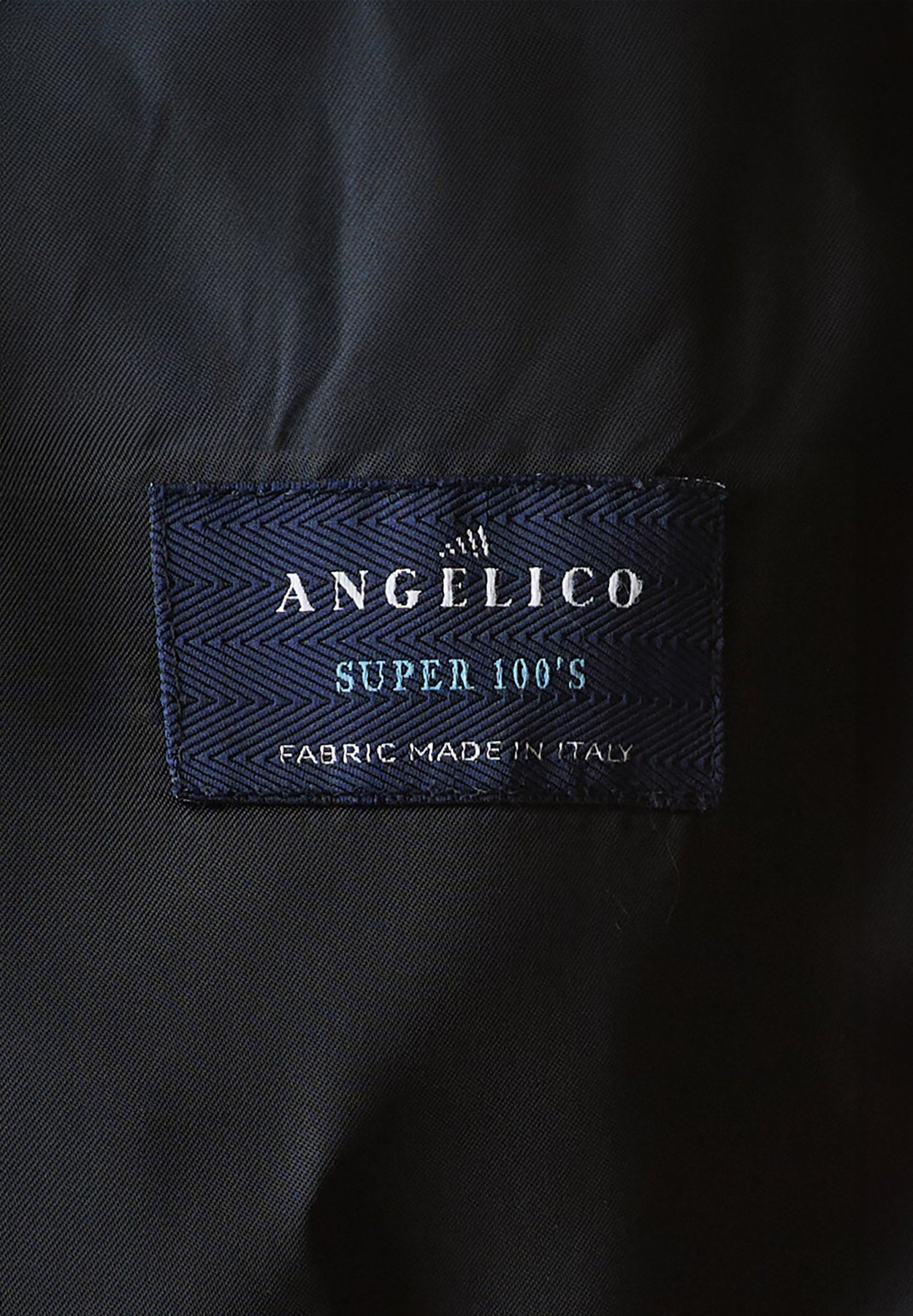Abito blu Galles lana vergine 100s custom fit