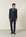 Abito blu sallia lana stretch custom fit-Angelico