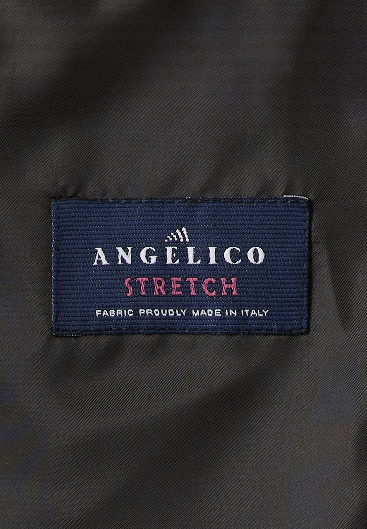 Abito antracite tela lana vergine stretch custom fit lungo Angelico 5