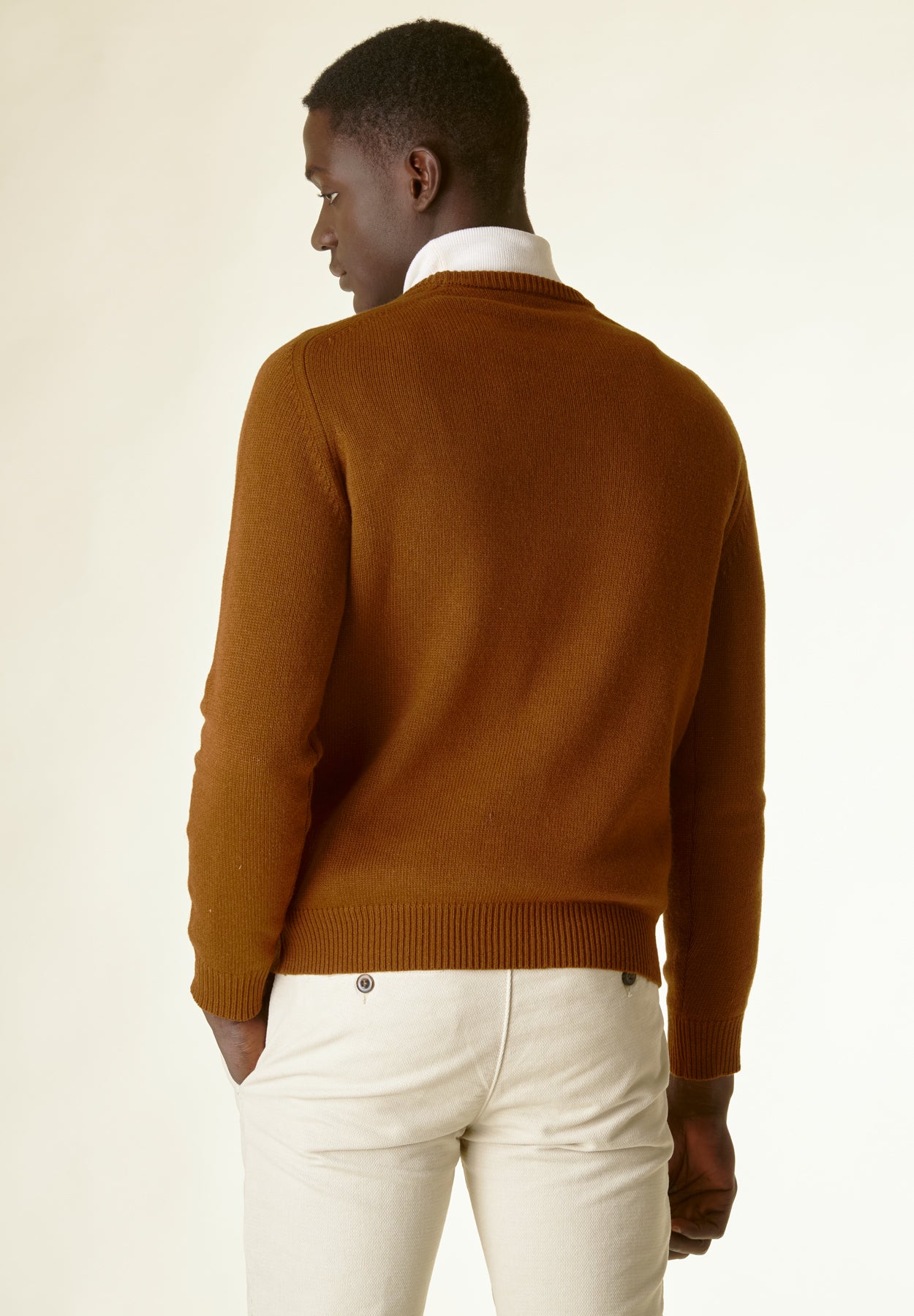Maglia biscotto finte losanghe raglan-Angelico