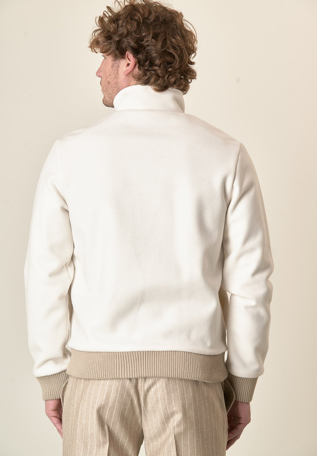 Giubbotto bomber panna-Angelico