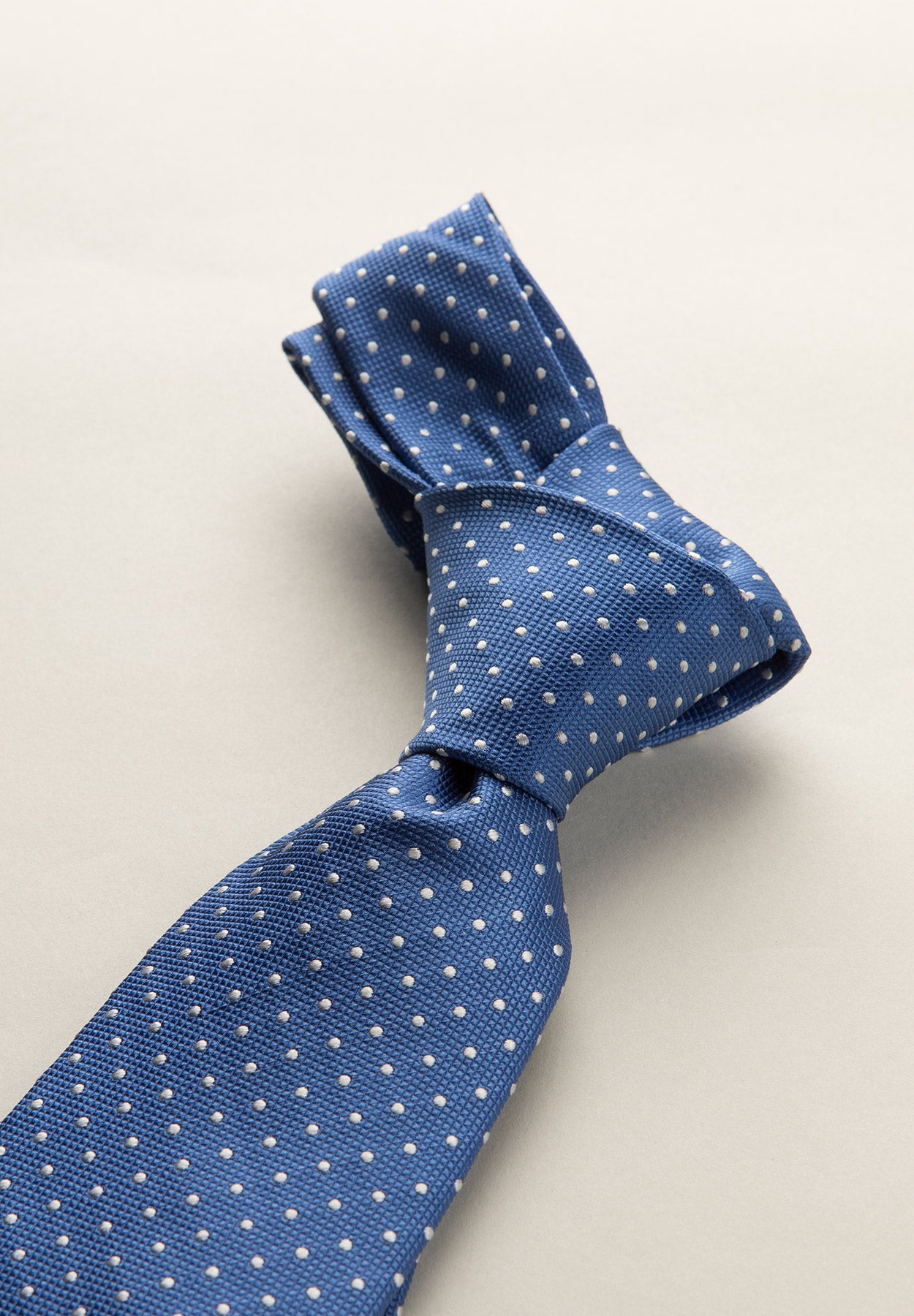 Cravatta royal pois perla seta-Angelico