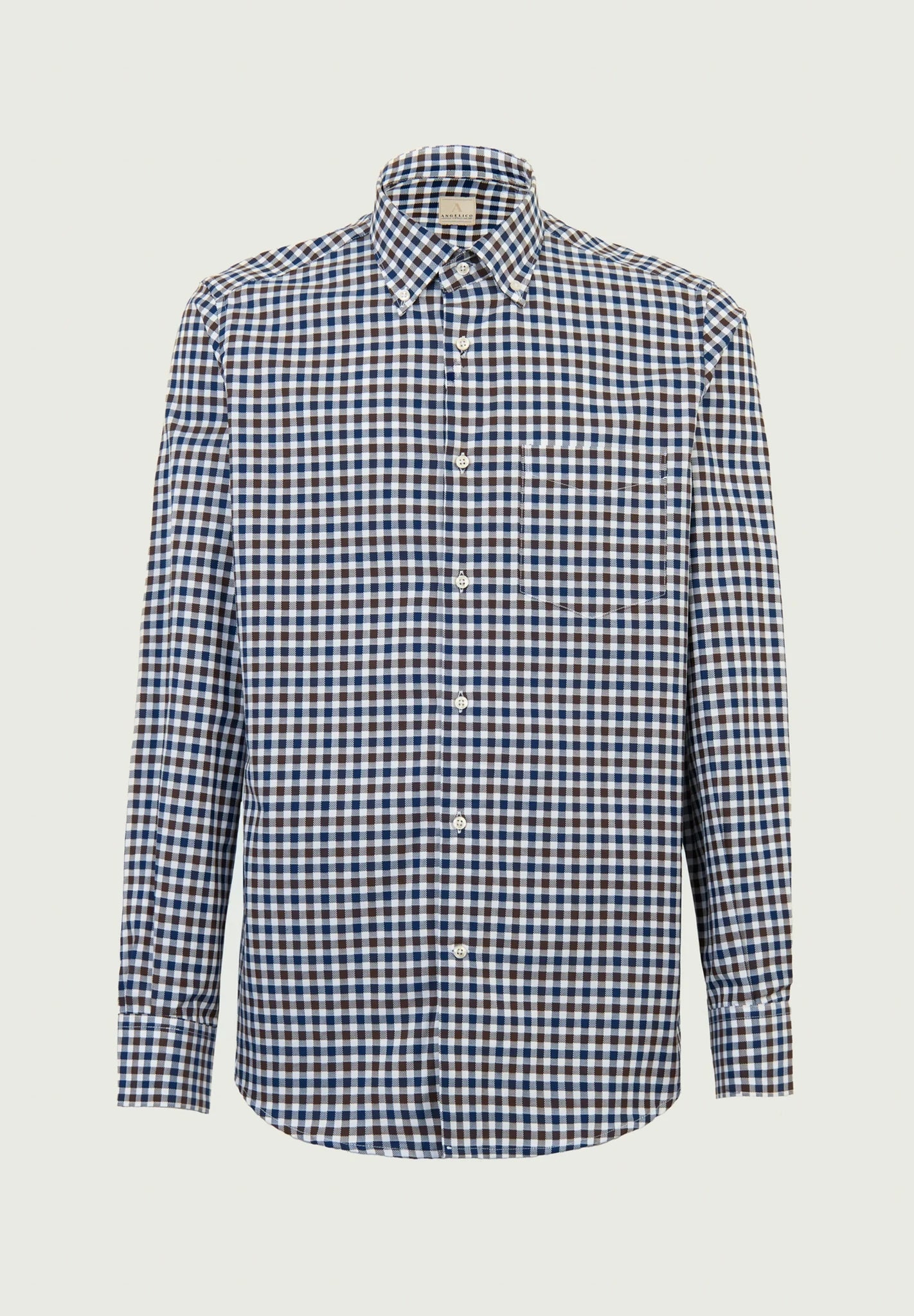 Button Down Check Shirt Angelico 1