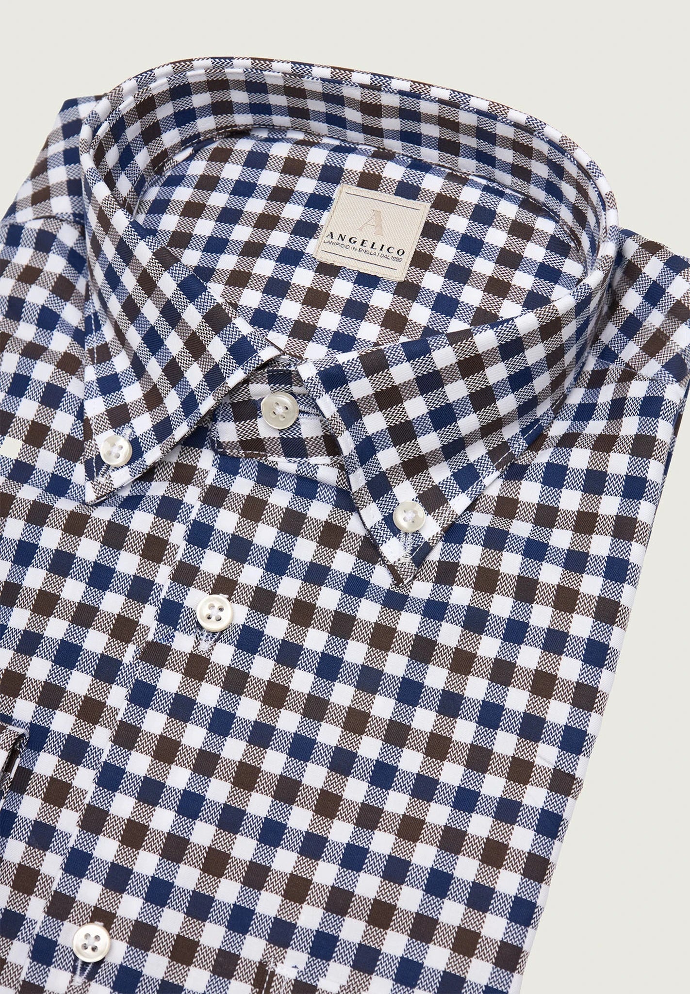 Button Down Check Shirt Angelico 2
