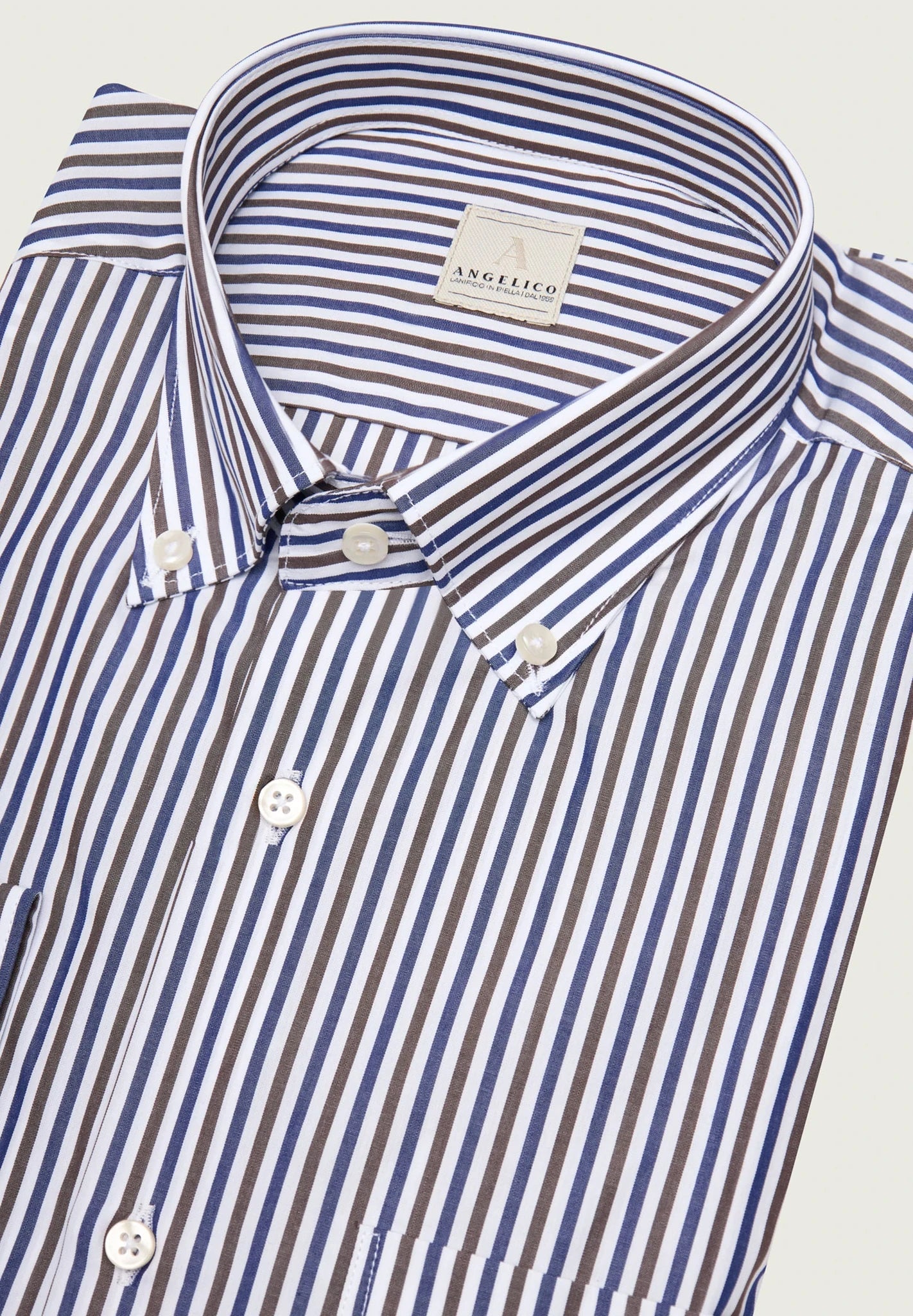 Button Down Striped Shirt Angelico 2