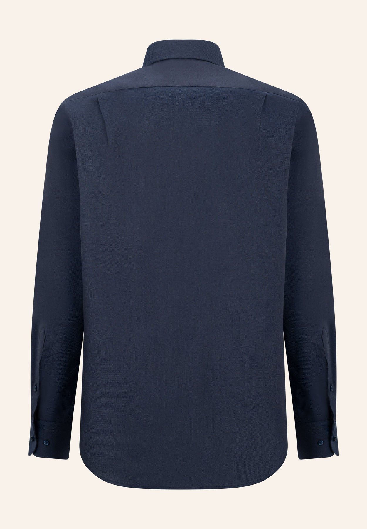 Camicia blu oxford cotone comfort fit-Angelico