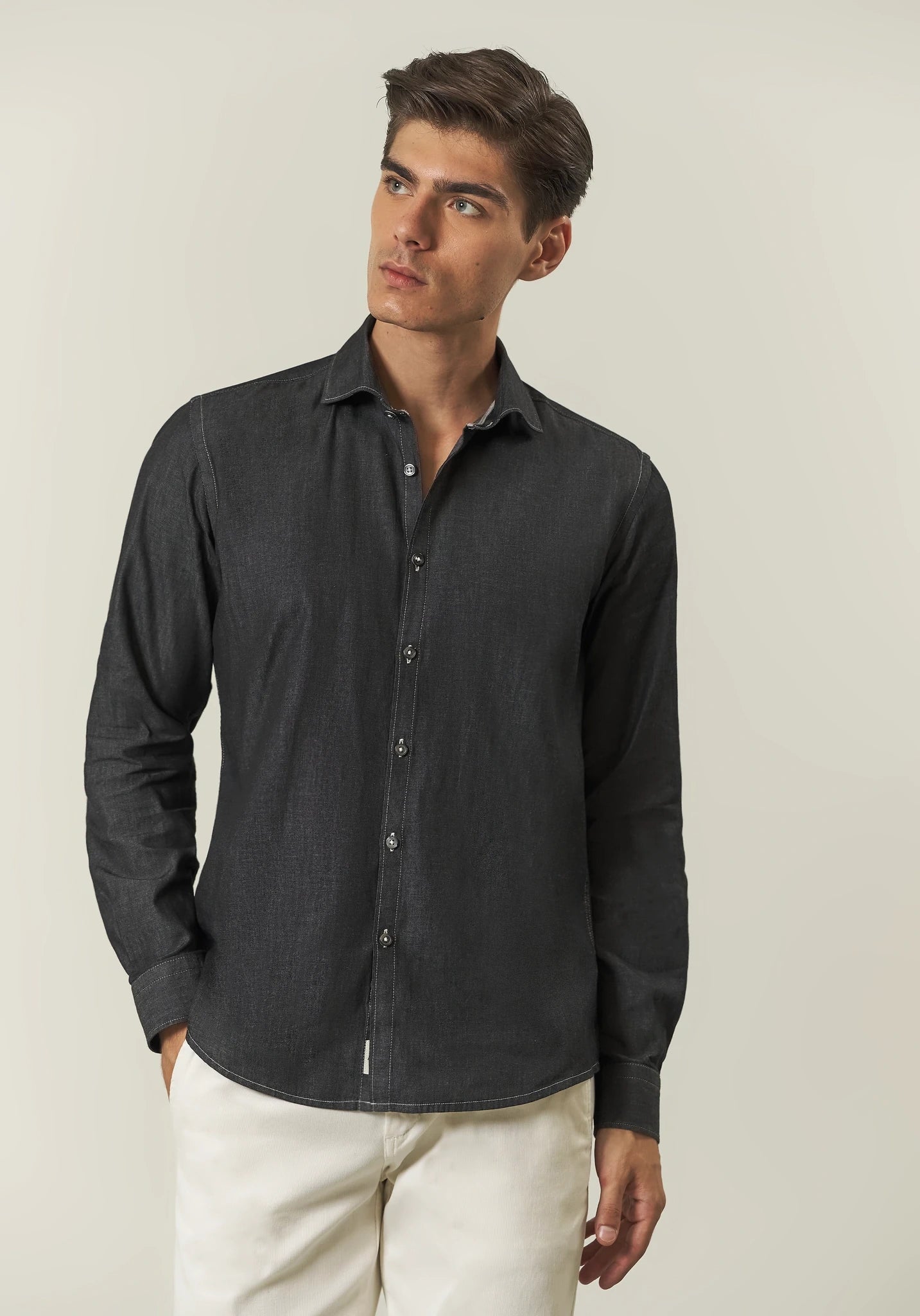 Camicia Elegante Calvin Klein Uomo Slim Fit Rosa – Collo 16 (32/33) Non Ferro