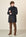 Cappotto blu collo coreano pettorina staccabile-Angelico
