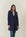 Cappotto blu corto lana cashmere-Angelico