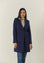 Cappotto blu corto lana cashmere-Angelico