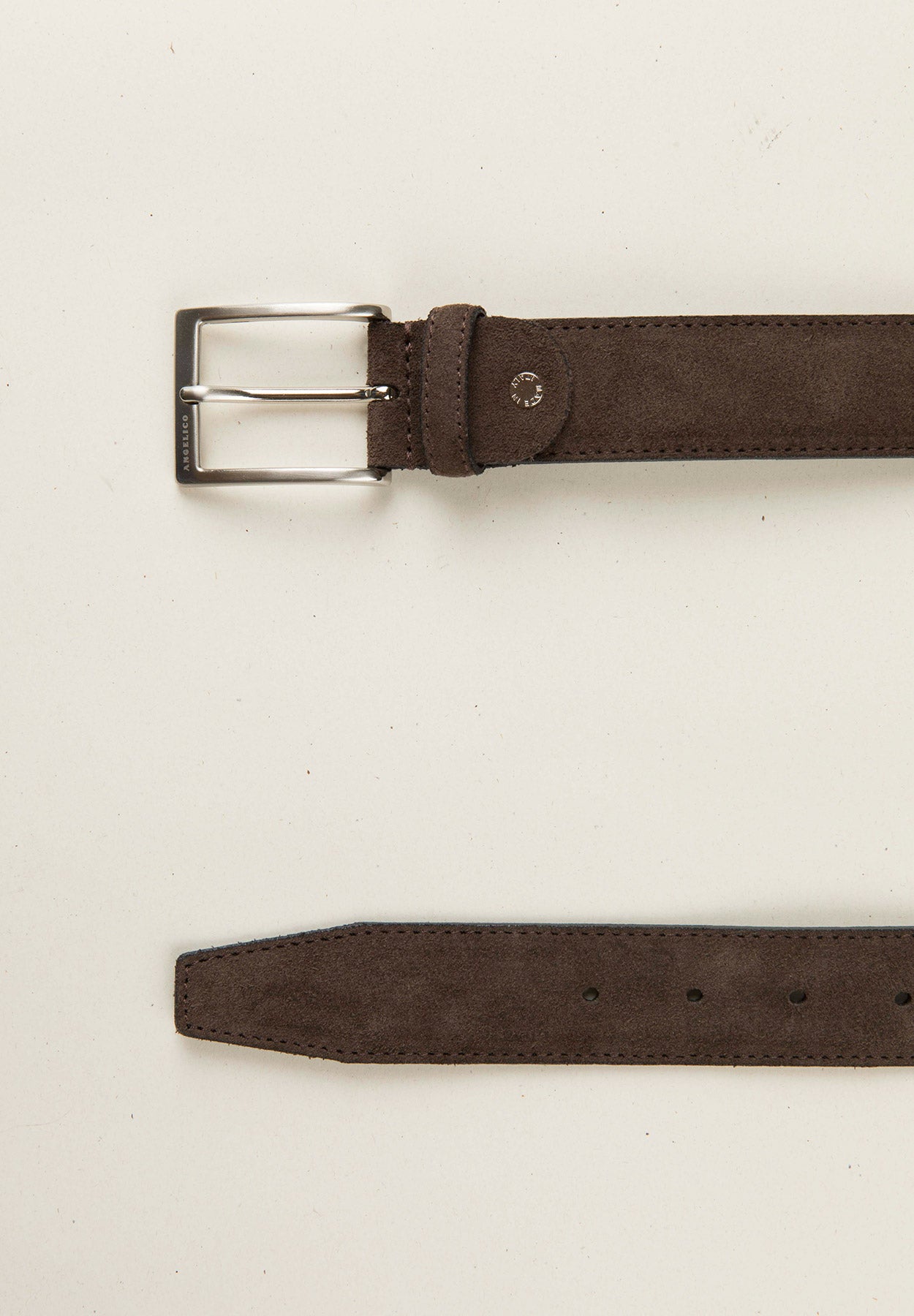 Brauner Wildledergürtel Angelico 2