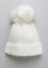 Berretto bianco pompon-Angelico