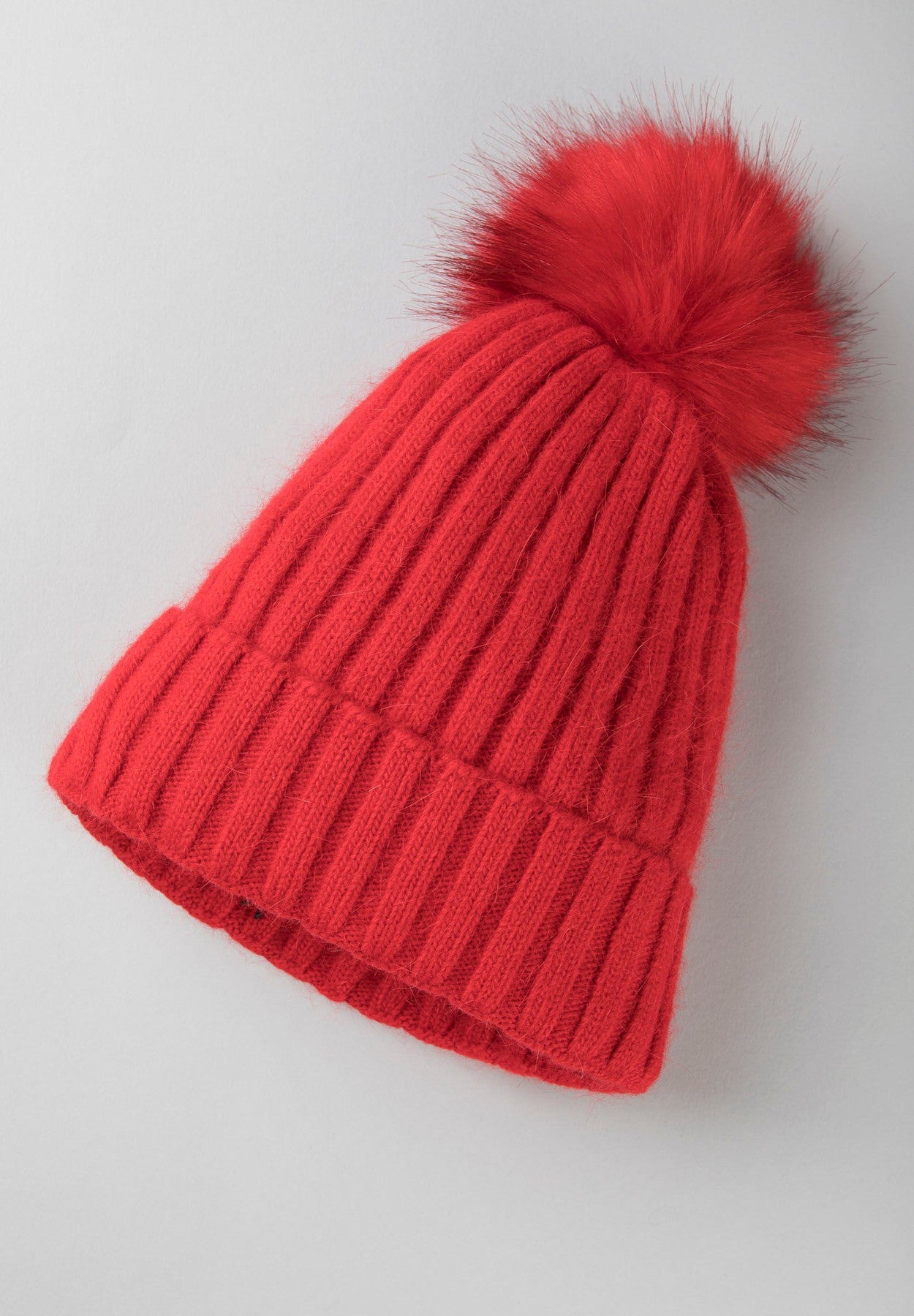 Berretto rosso pompon-Angelico