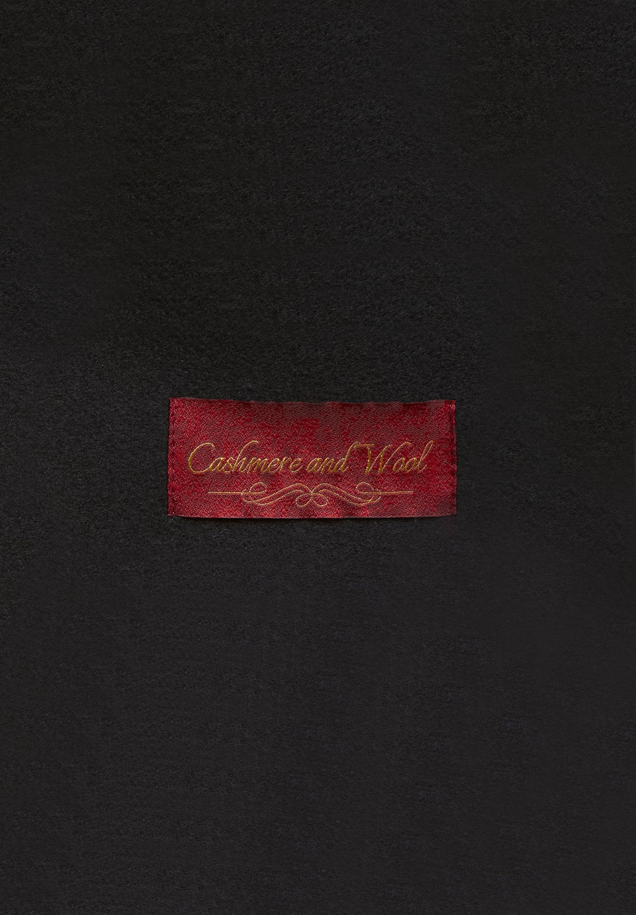 Cappotto nero lana cashmere cappuccio