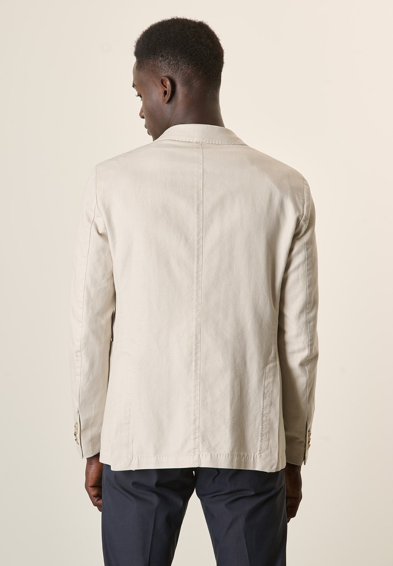 Giacca gesso cotone resca custom fit