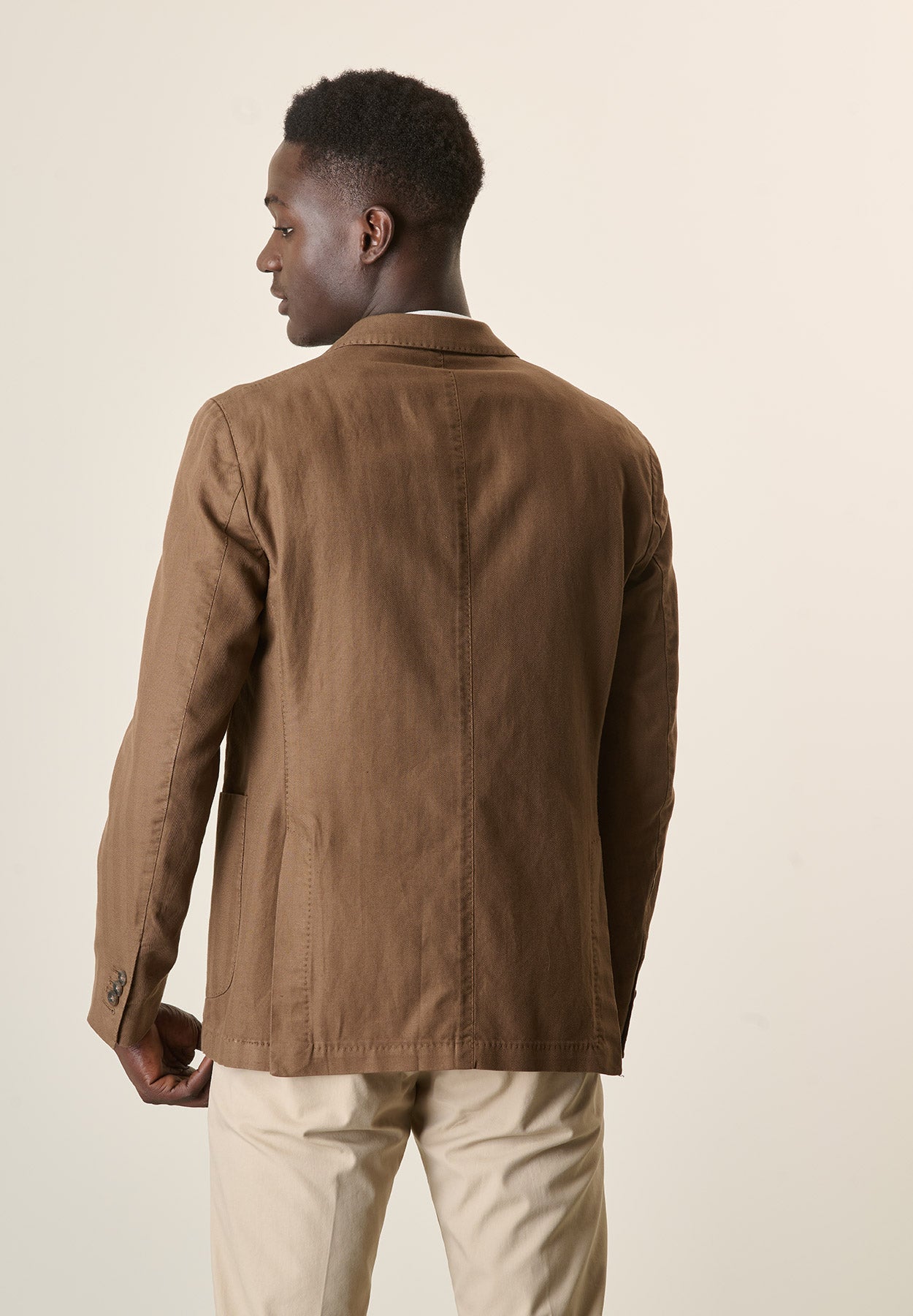 Giacca moro cotone resca custom fit