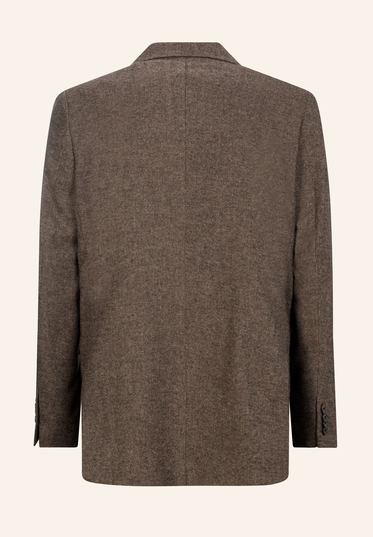 Giacca marrone knickerbocker misto lana comfort fit-Angelico