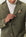 Giacca verde militare velluto a coste custom fit-Angelico