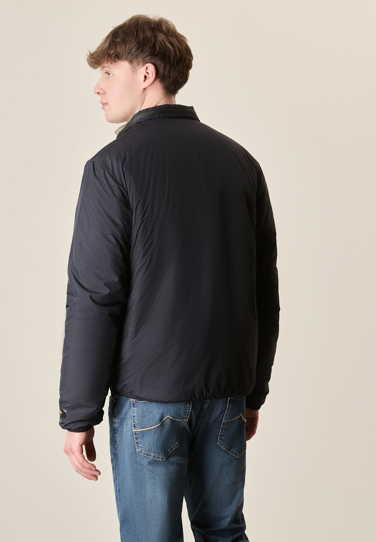 Giubbotto blu dry-tech impermeabile