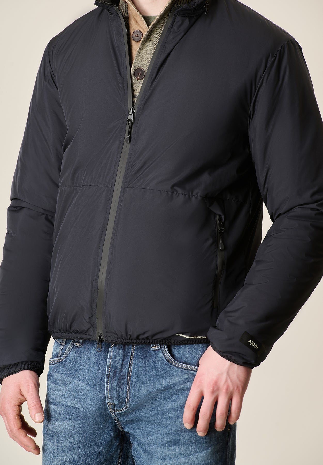 Giubbotto blu dry-tech impermeabile