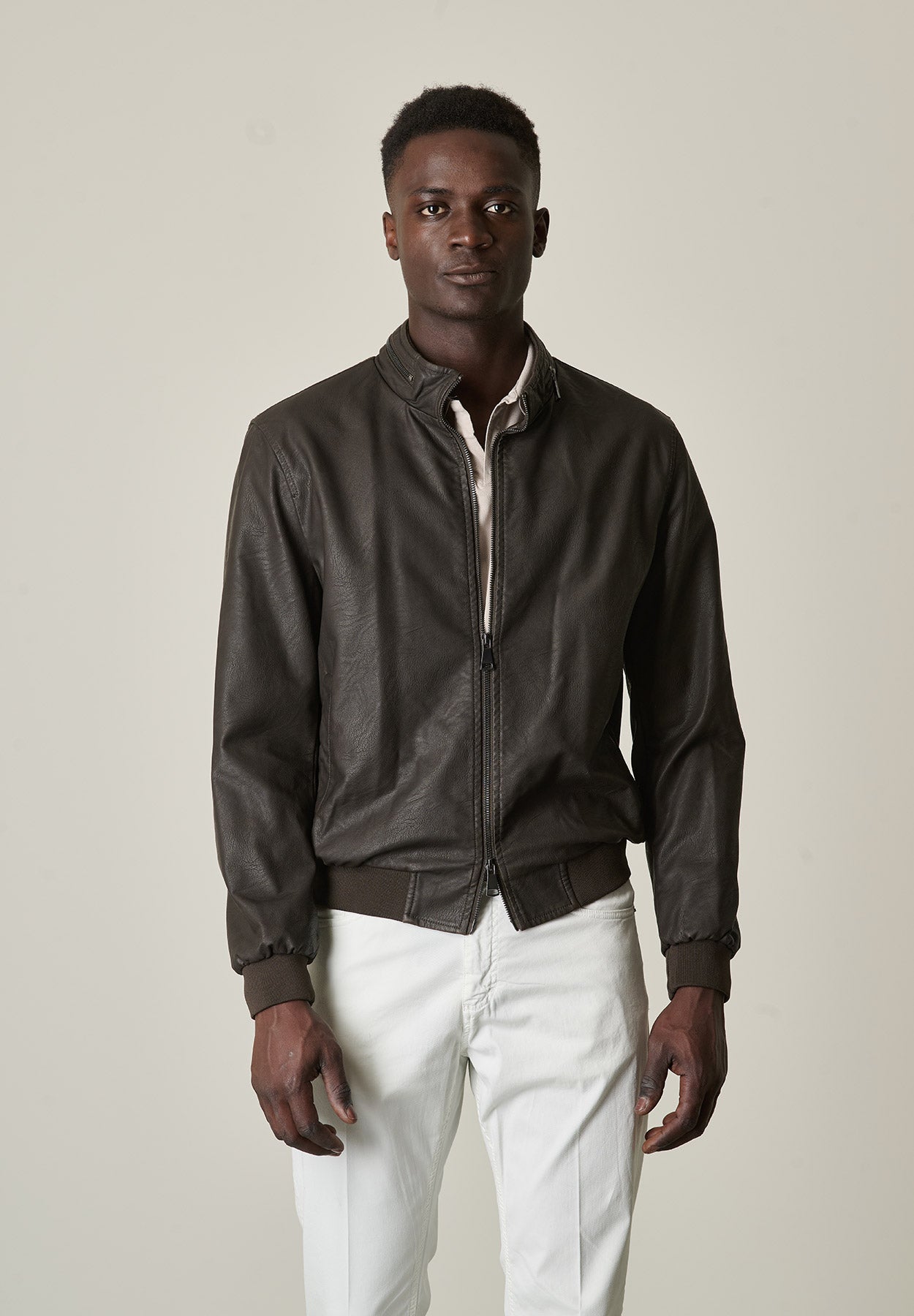 Bomber moro ecopelle
