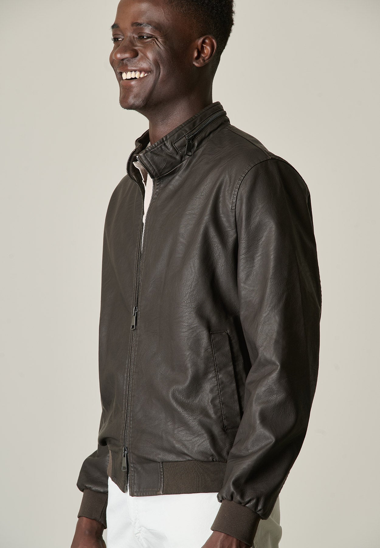 Bomber moro ecopelle