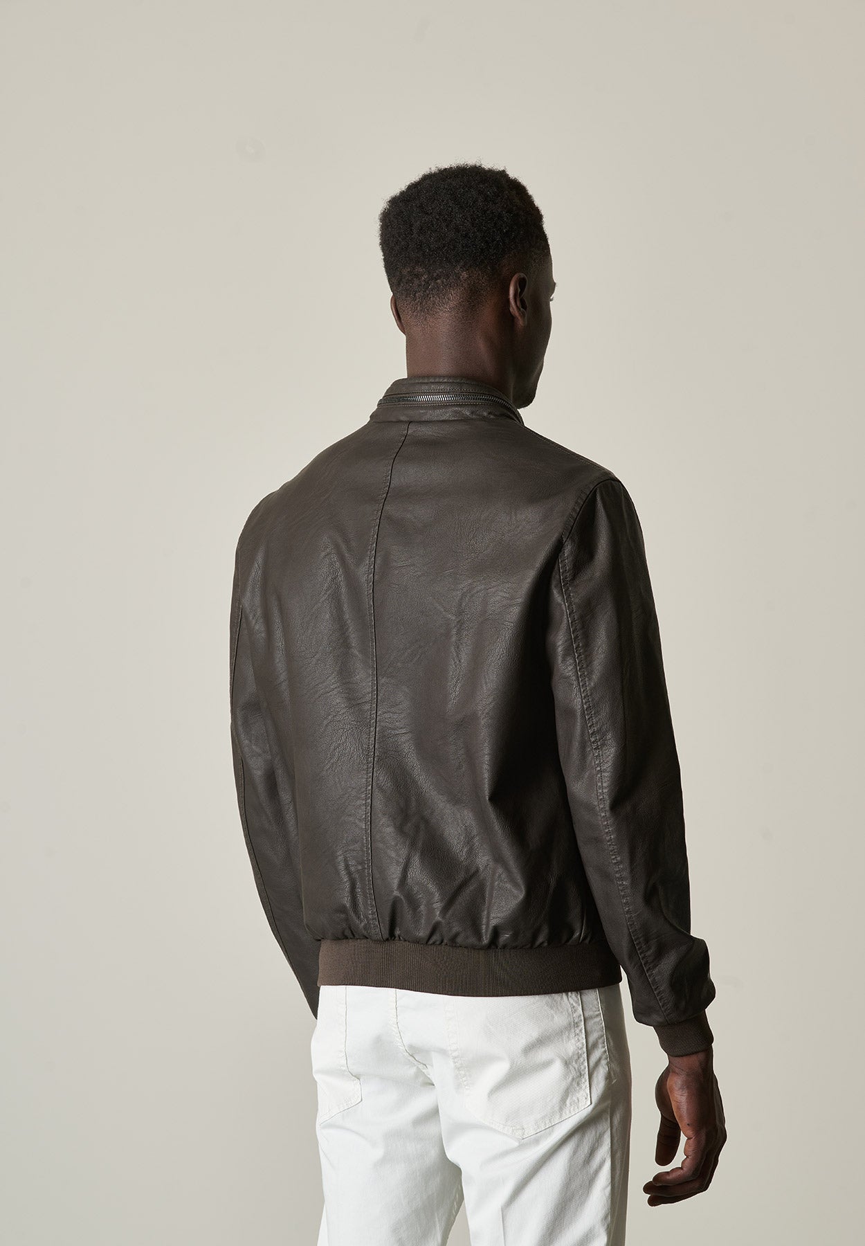 Bomber moro ecopelle