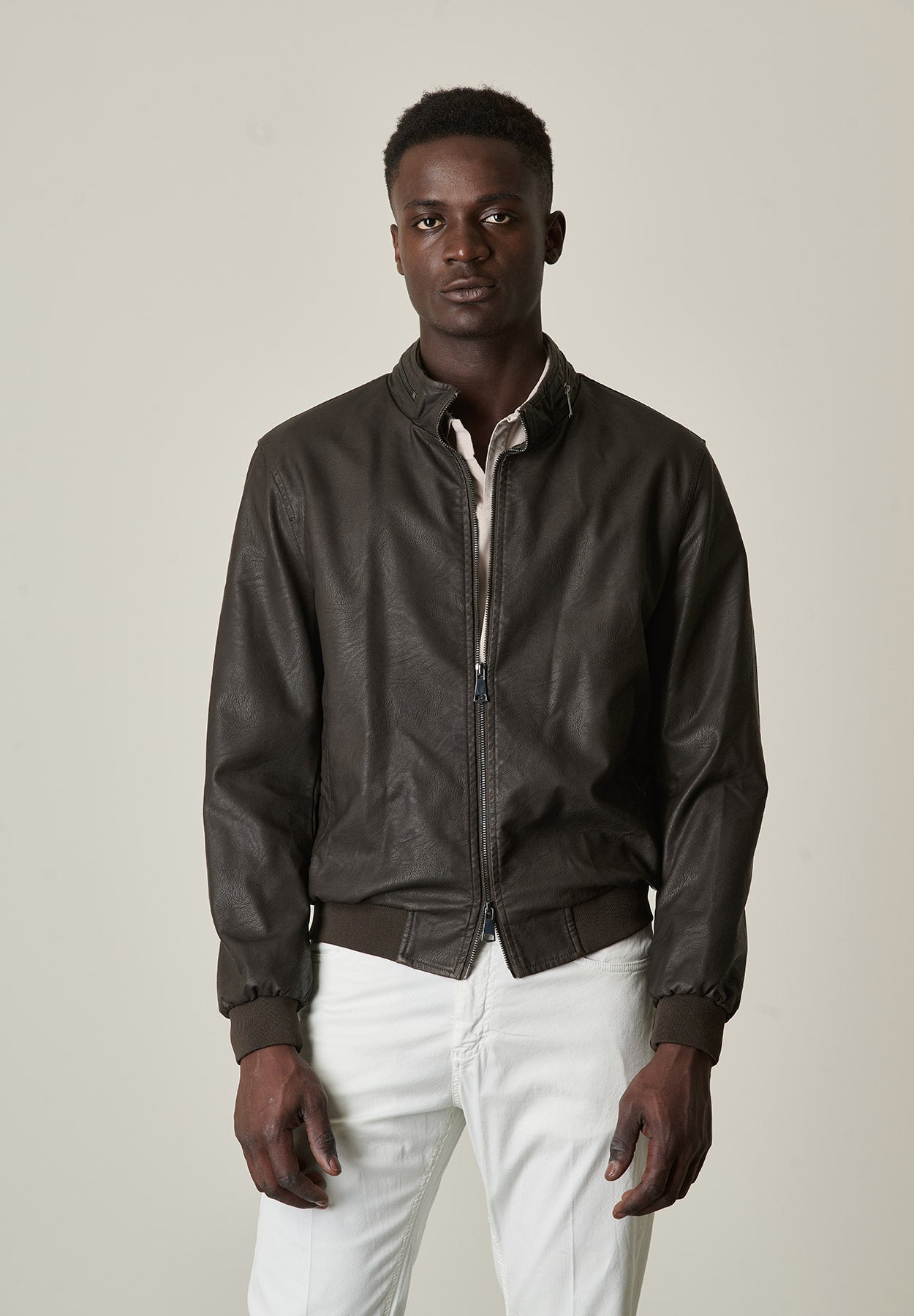 Bomber moro ecopelle