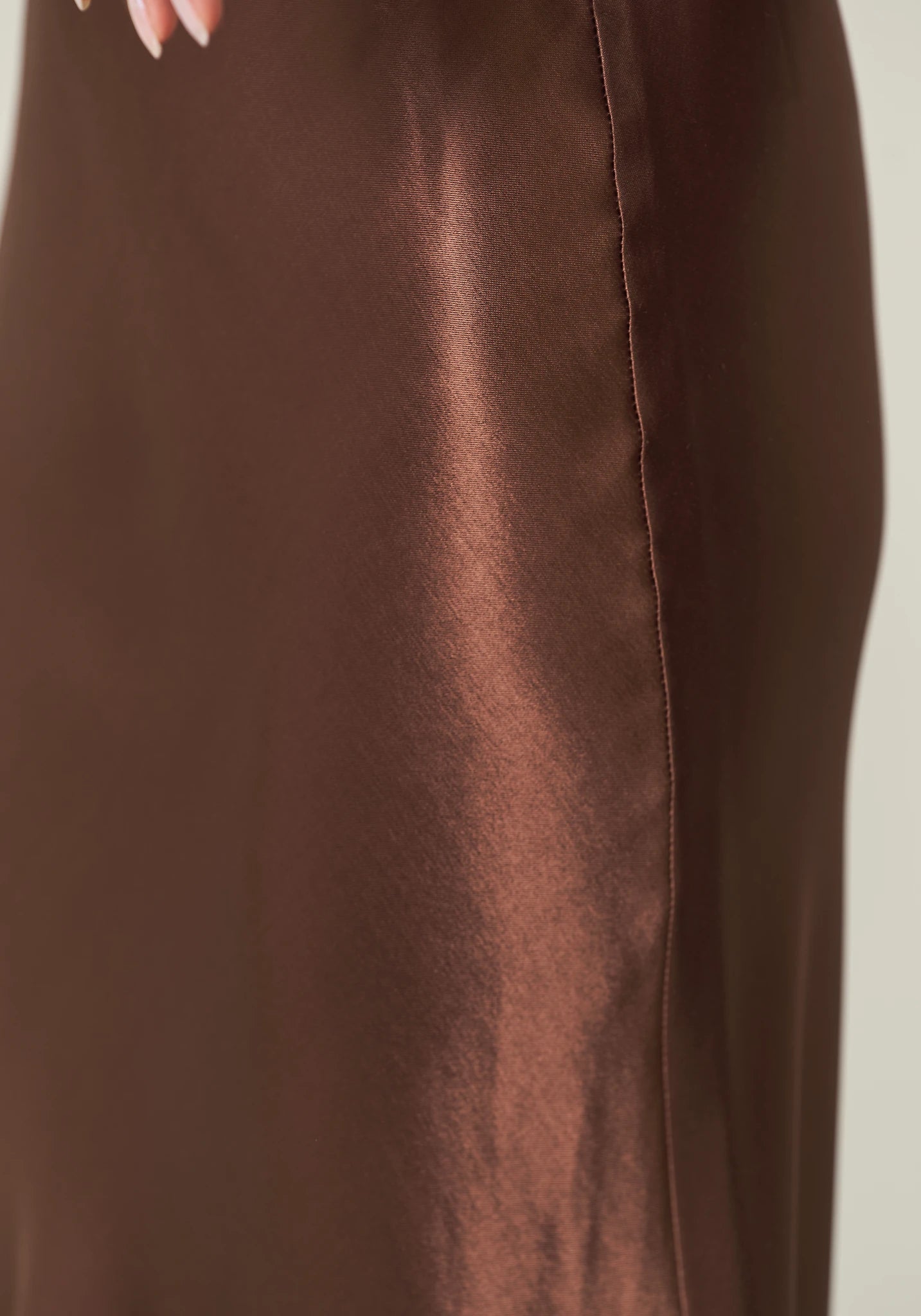 Longuette moro satin svasata Angelico 2