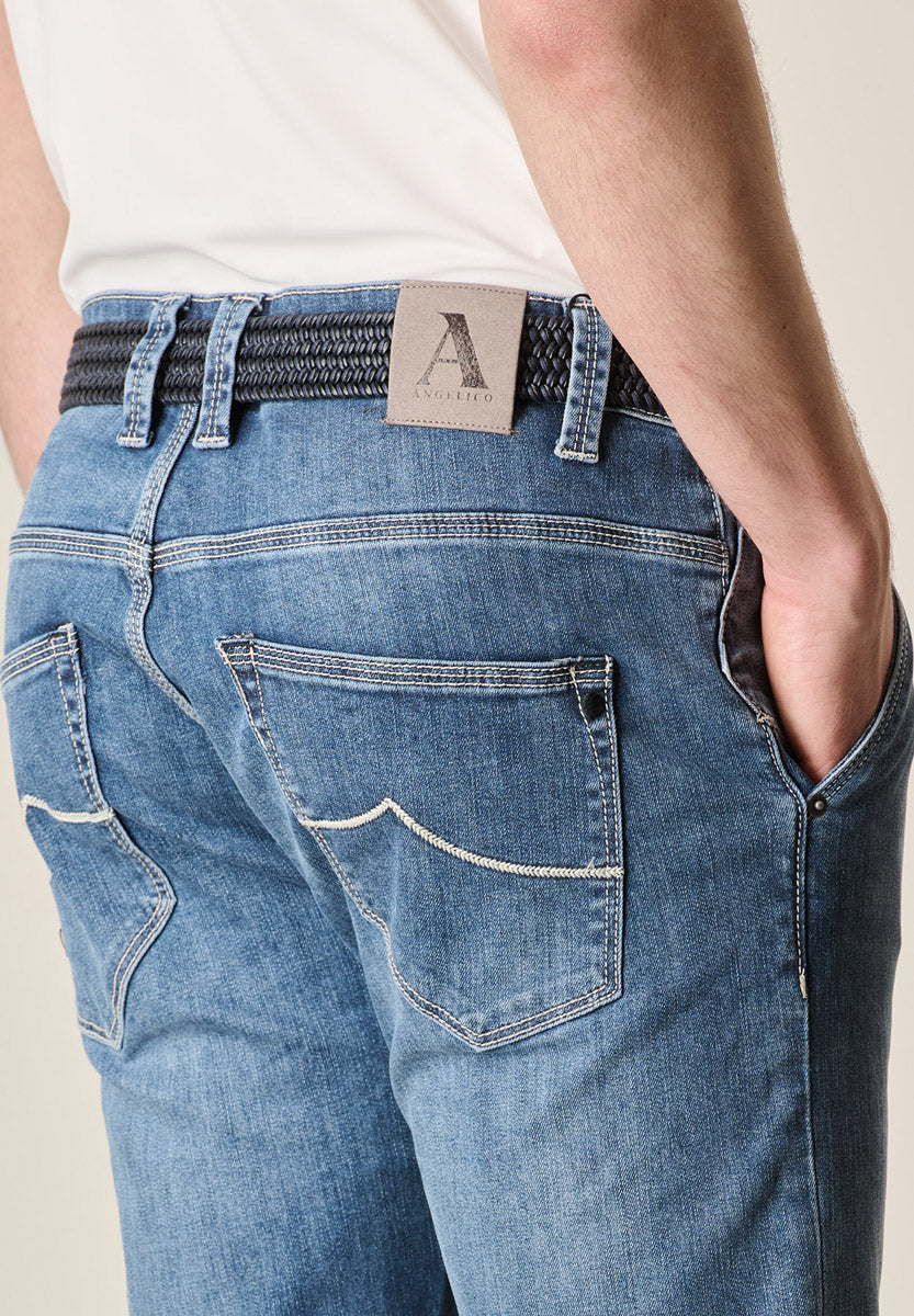 Jeans tasche america cotone stretch custom fit