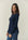 Girocollo blu lana merinos Harmony-Angelico
