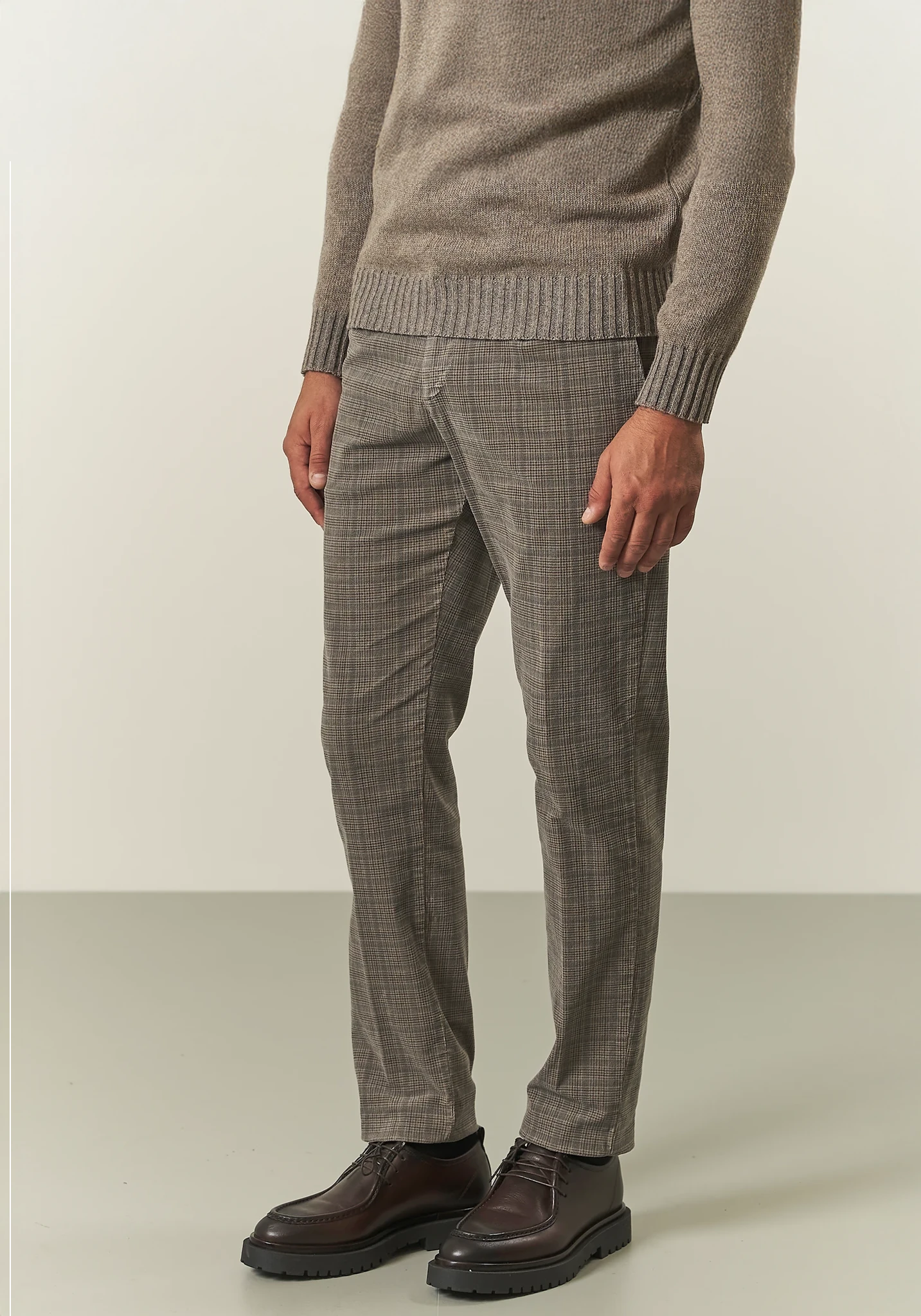 Pantalone corda fustagno Galles slim fit
