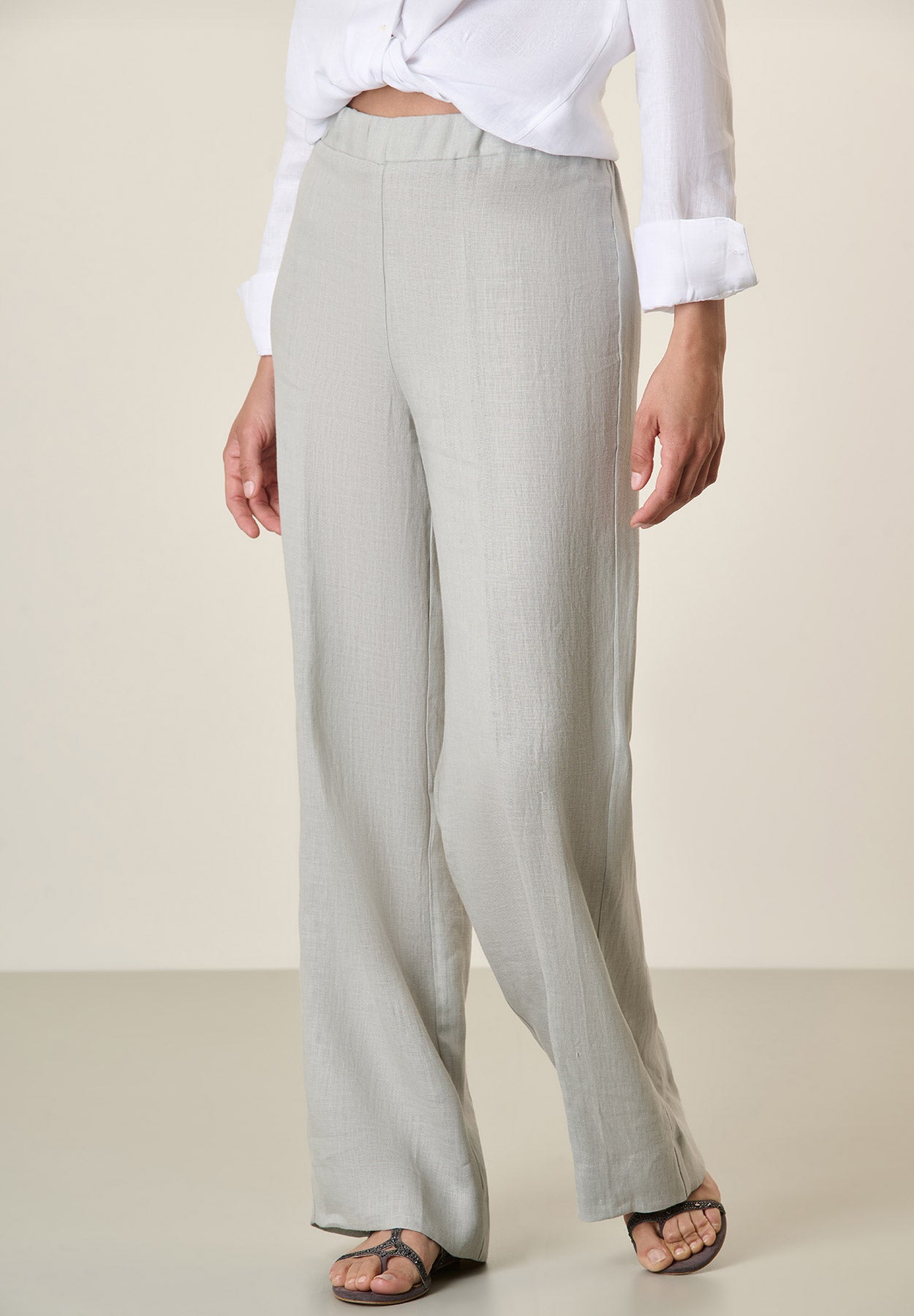 Grigio Perla Pantaloni Grigi Ragazza Grigio Chiaro Angelico