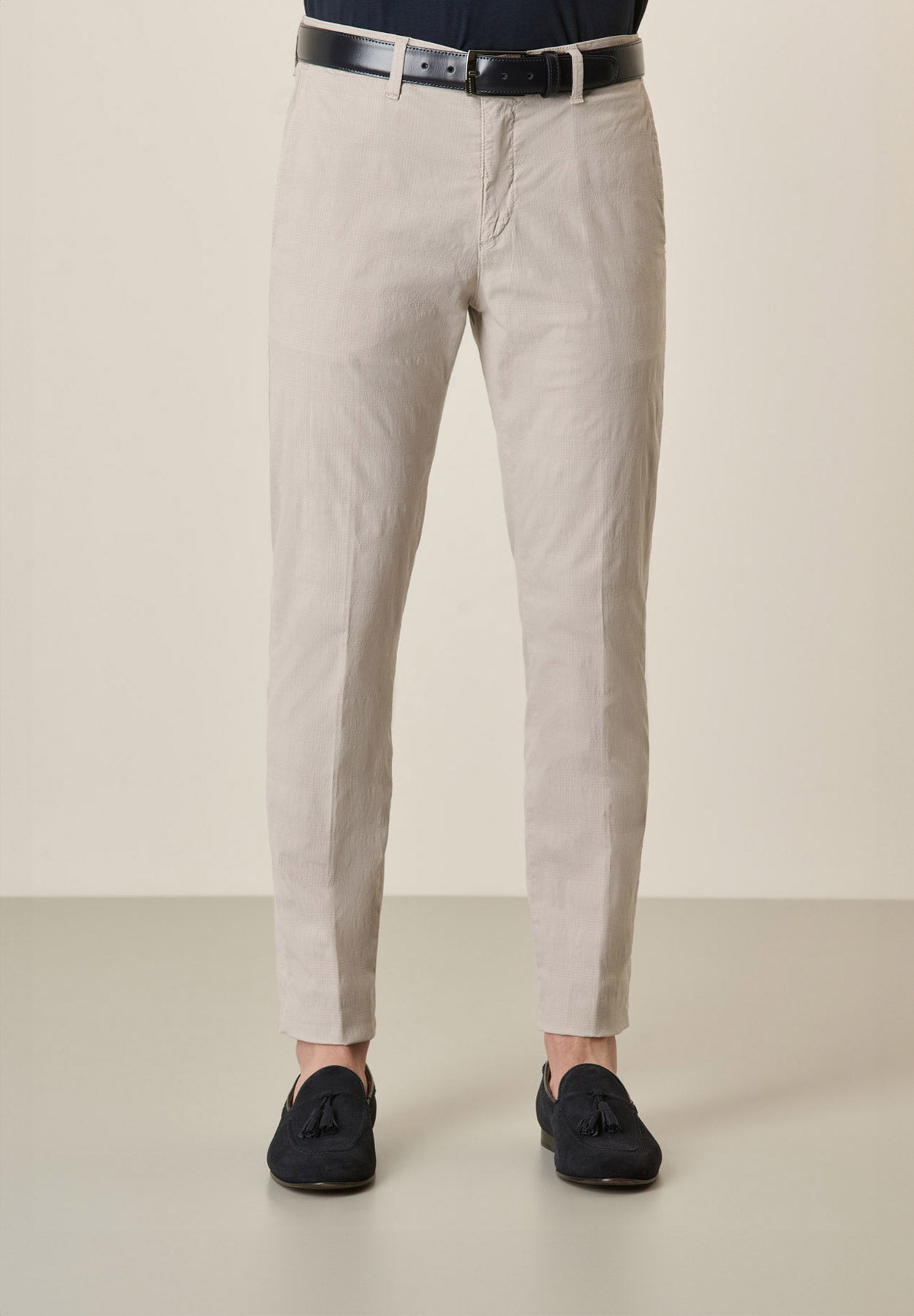 Pantalone sabbia Galles cotone stretch regular fit Angelico 1