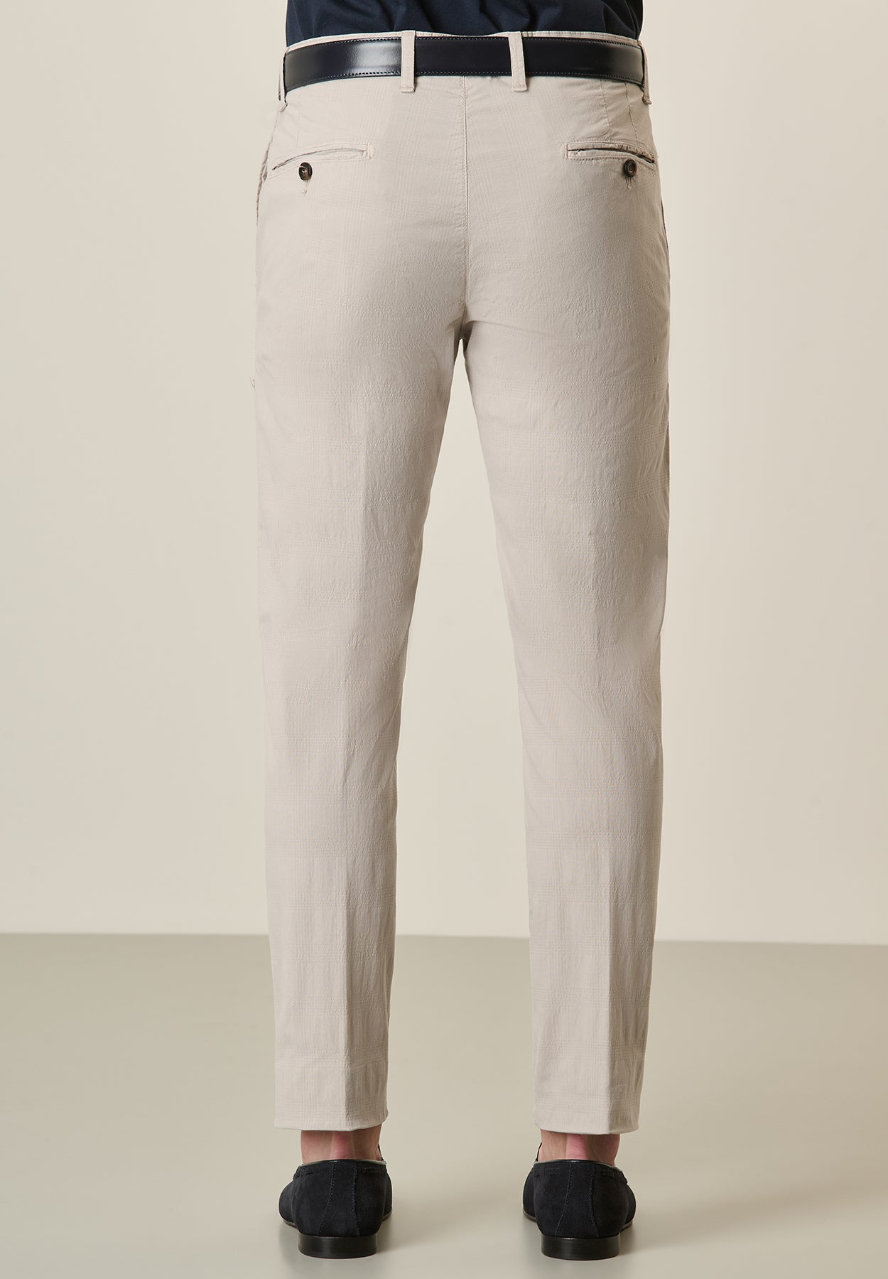 Pantalone sabbia Galles cotone stretch regular fit