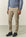 Pantalone beige velluto cotone stretch slim fit-Angelico