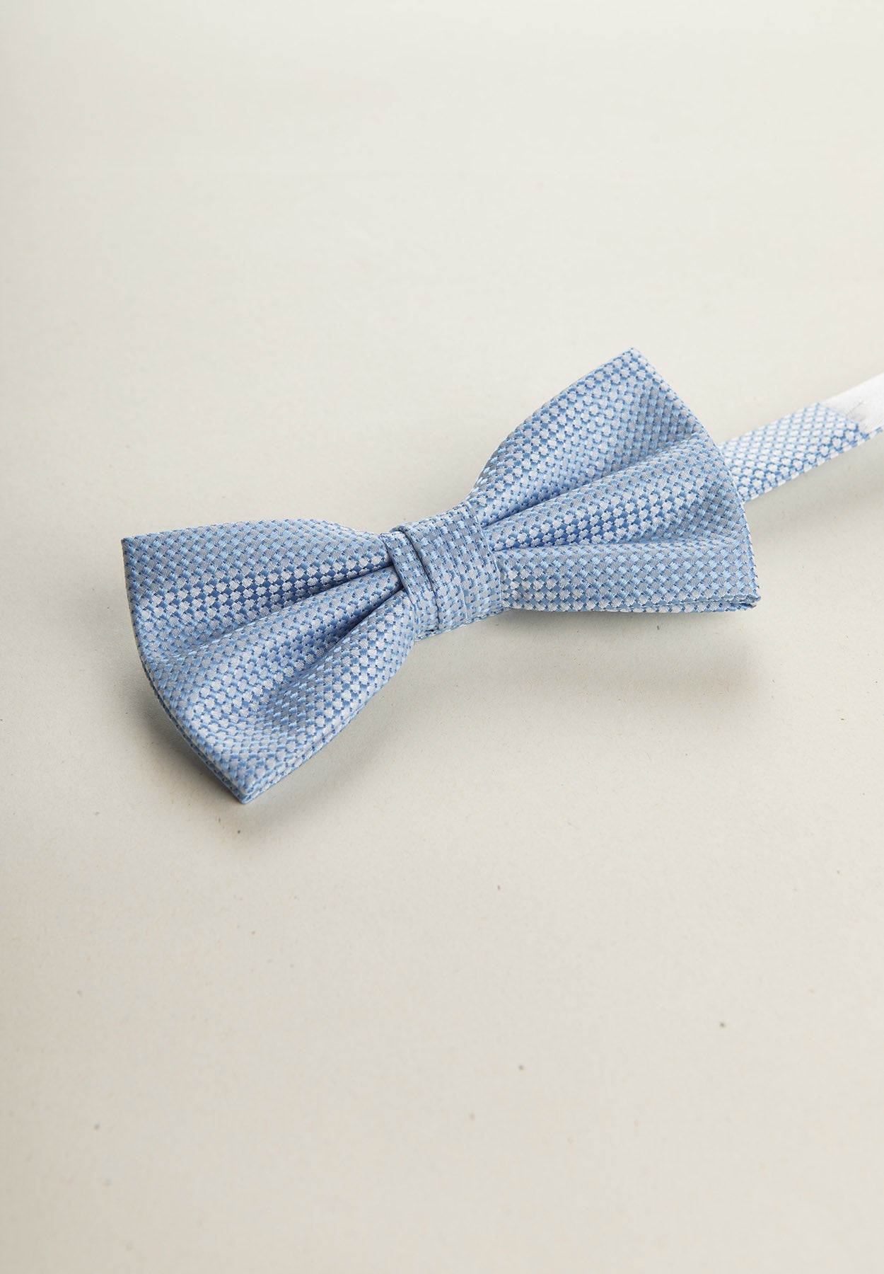 Micro-design blue ceremony bow tie