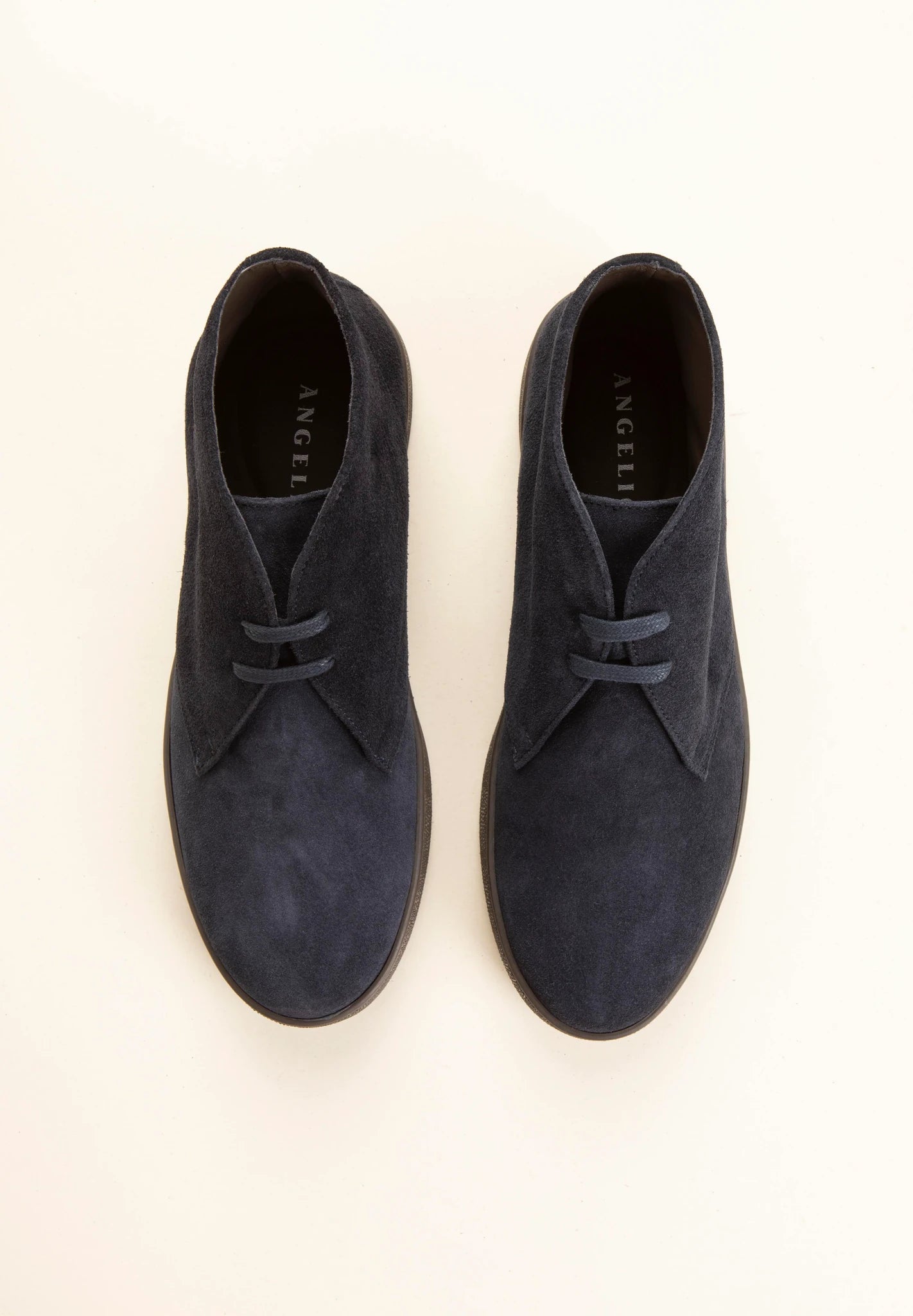 Blue suede leather ankle boot Angelico 1