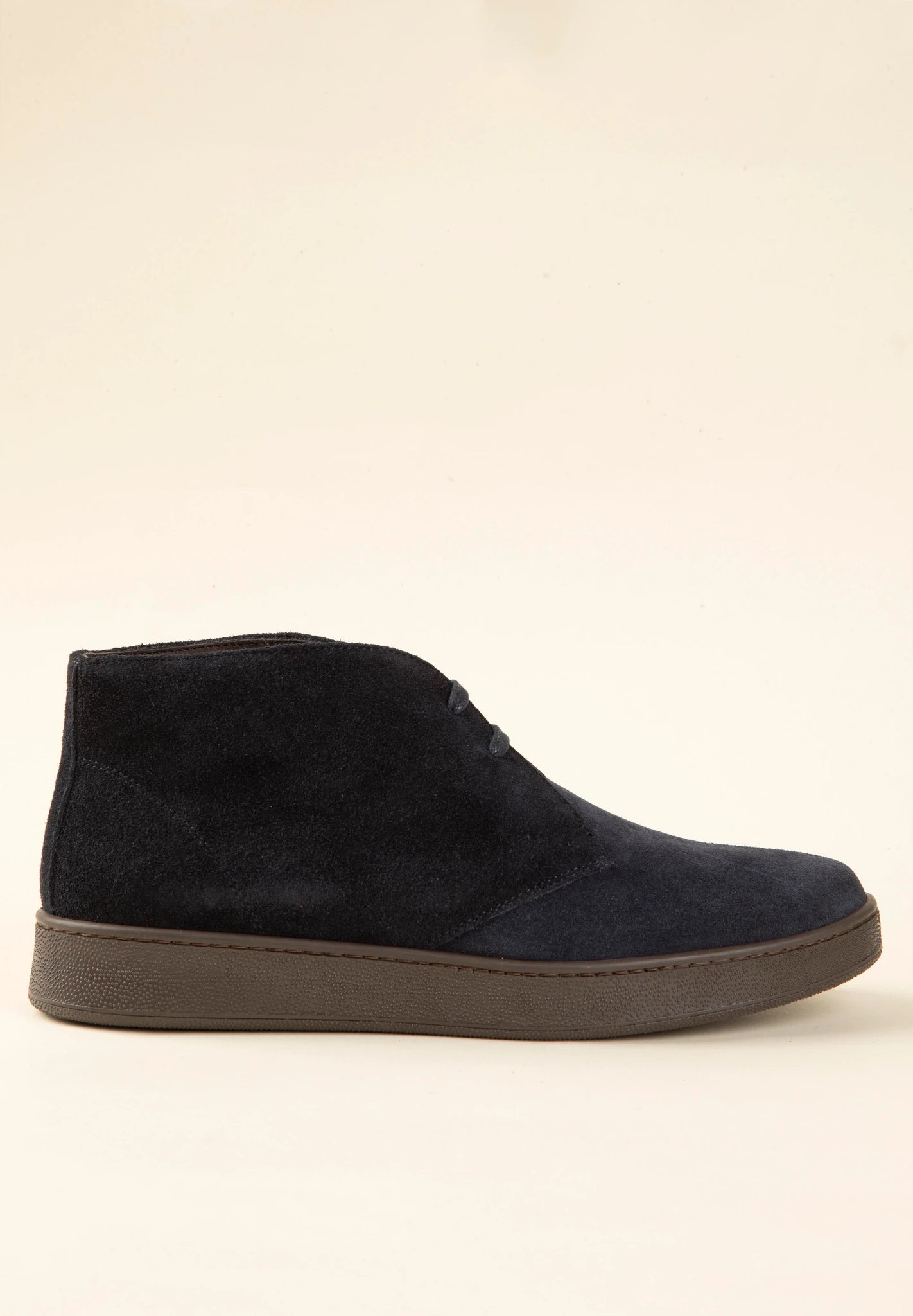 Blue suede leather ankle boot Angelico 2