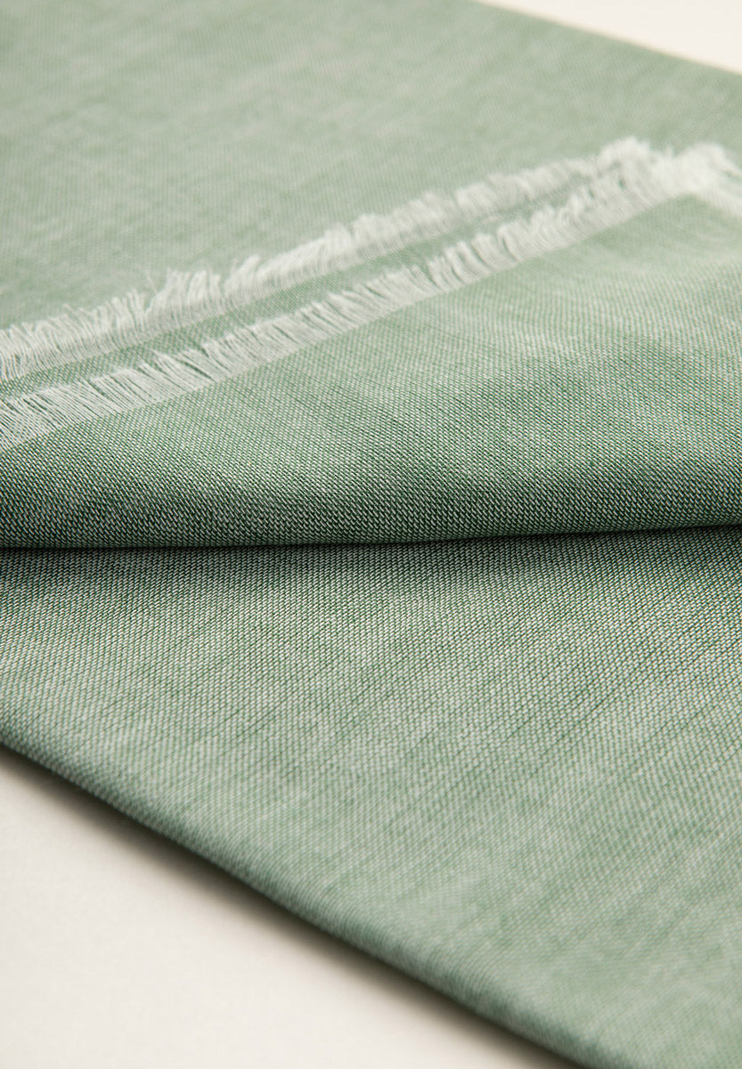 Mint green pashmina cotton modal