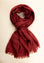 Sciarpa burgundy lana merinos unita-Angelico