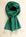 Sciarpa verde lana resca con frange-Angelico