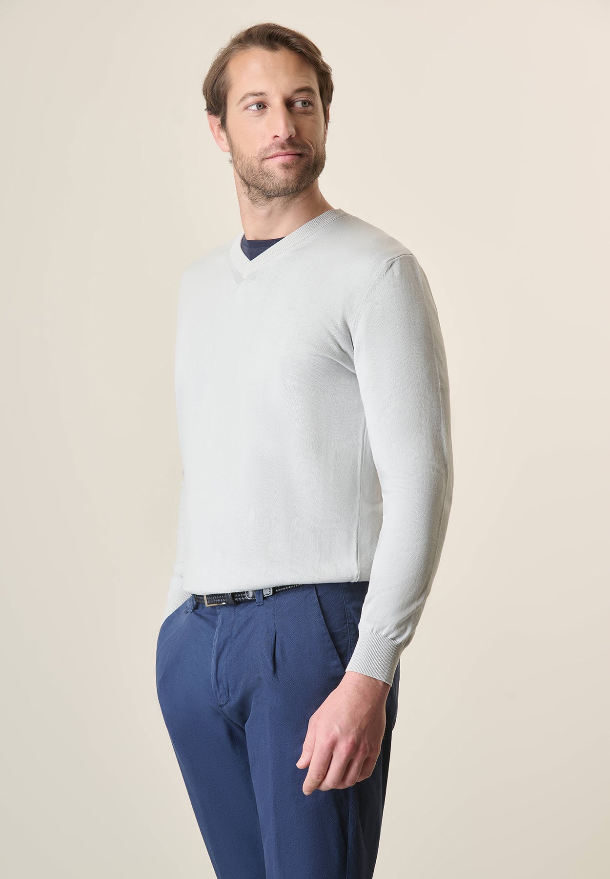 Scollo V marmo cotone Angelico 1