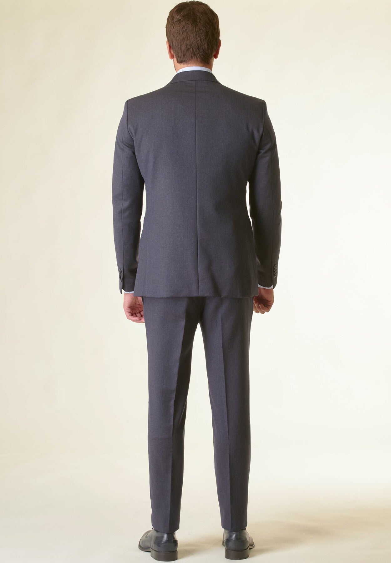 Abito blu lana vergine custom fit