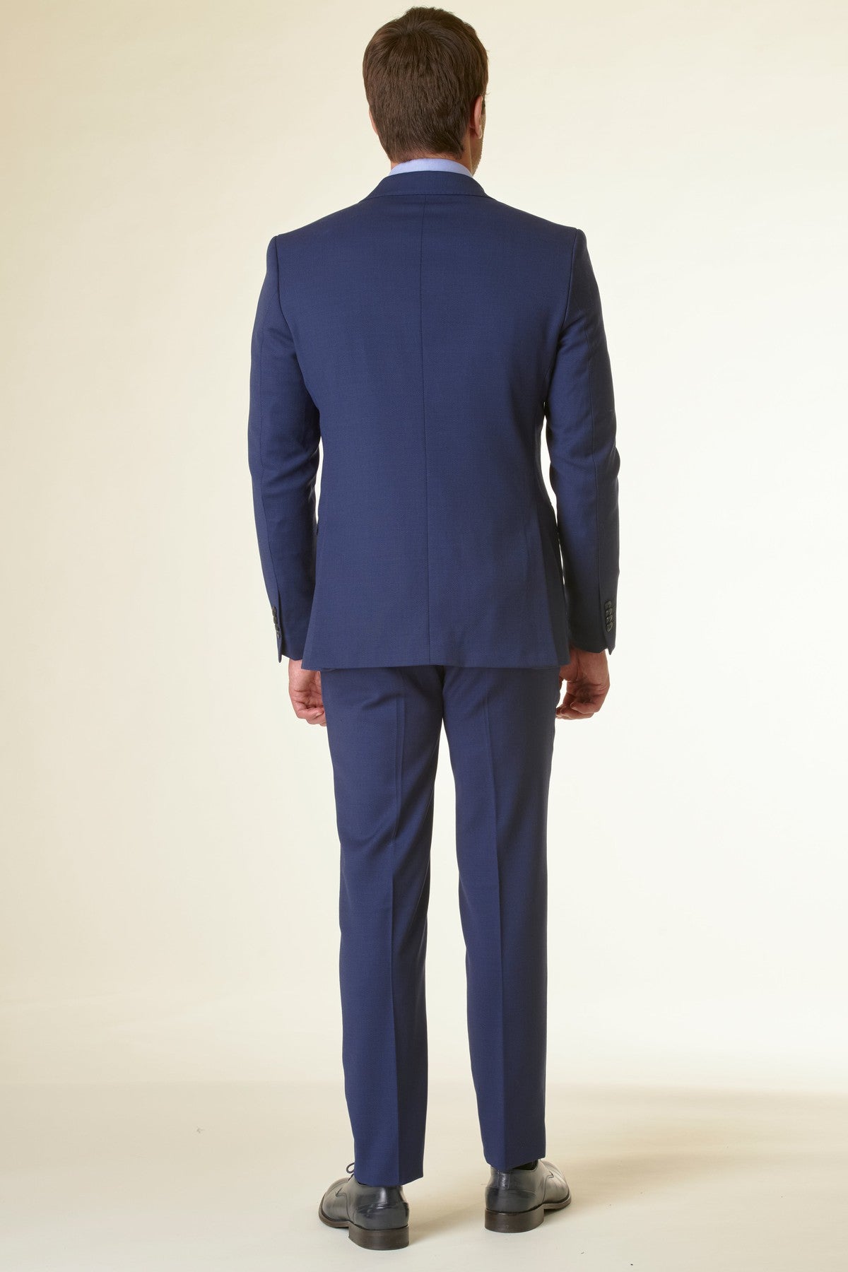 Abito blu occhio di pernice custom fit