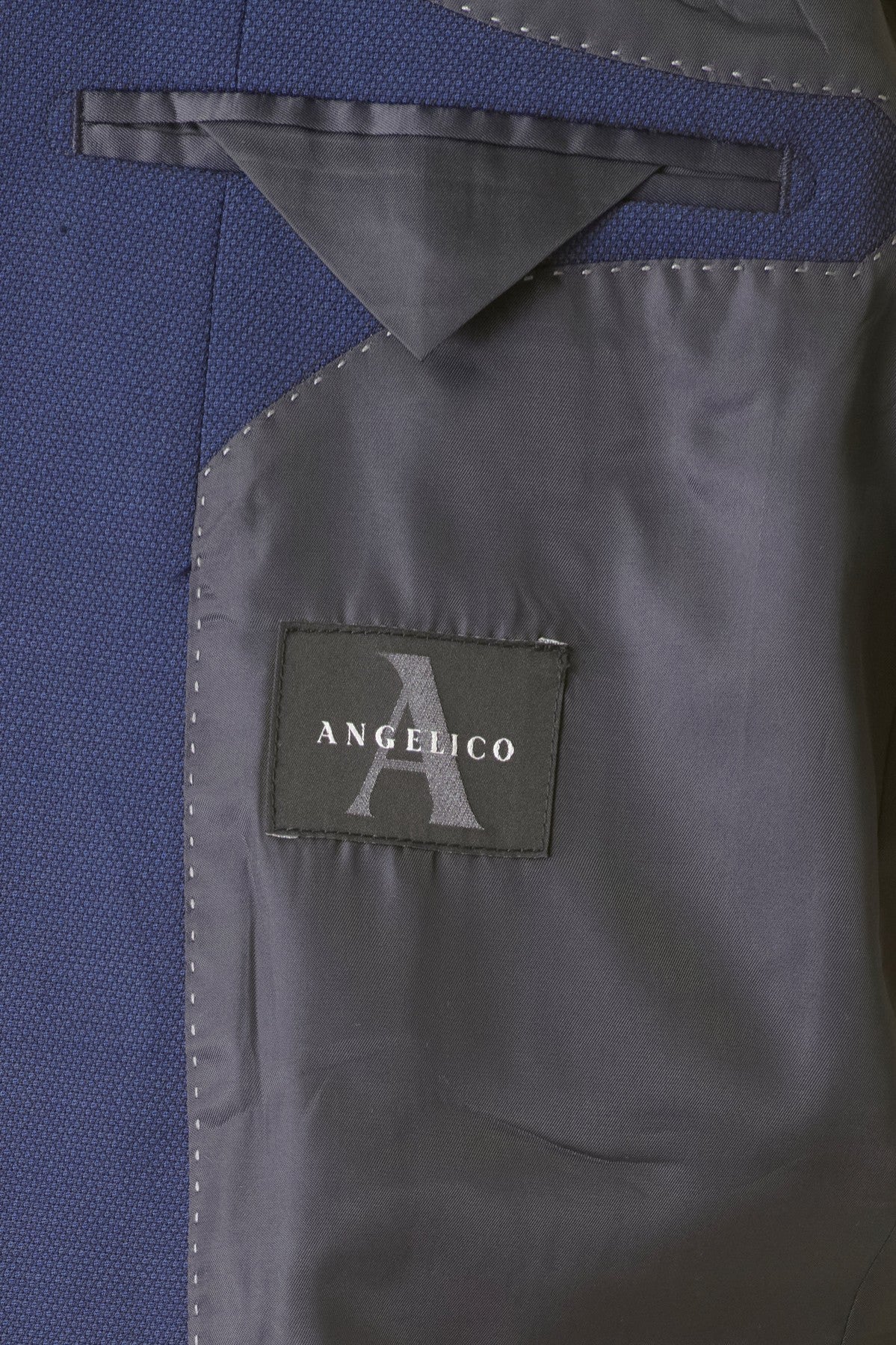 Abito blu occhio di pernice custom fit