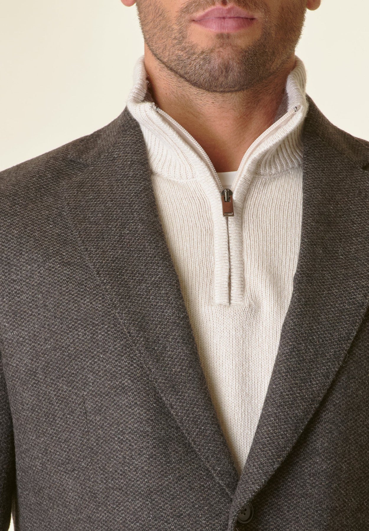 Giacca Moro tweed operata foderata custom