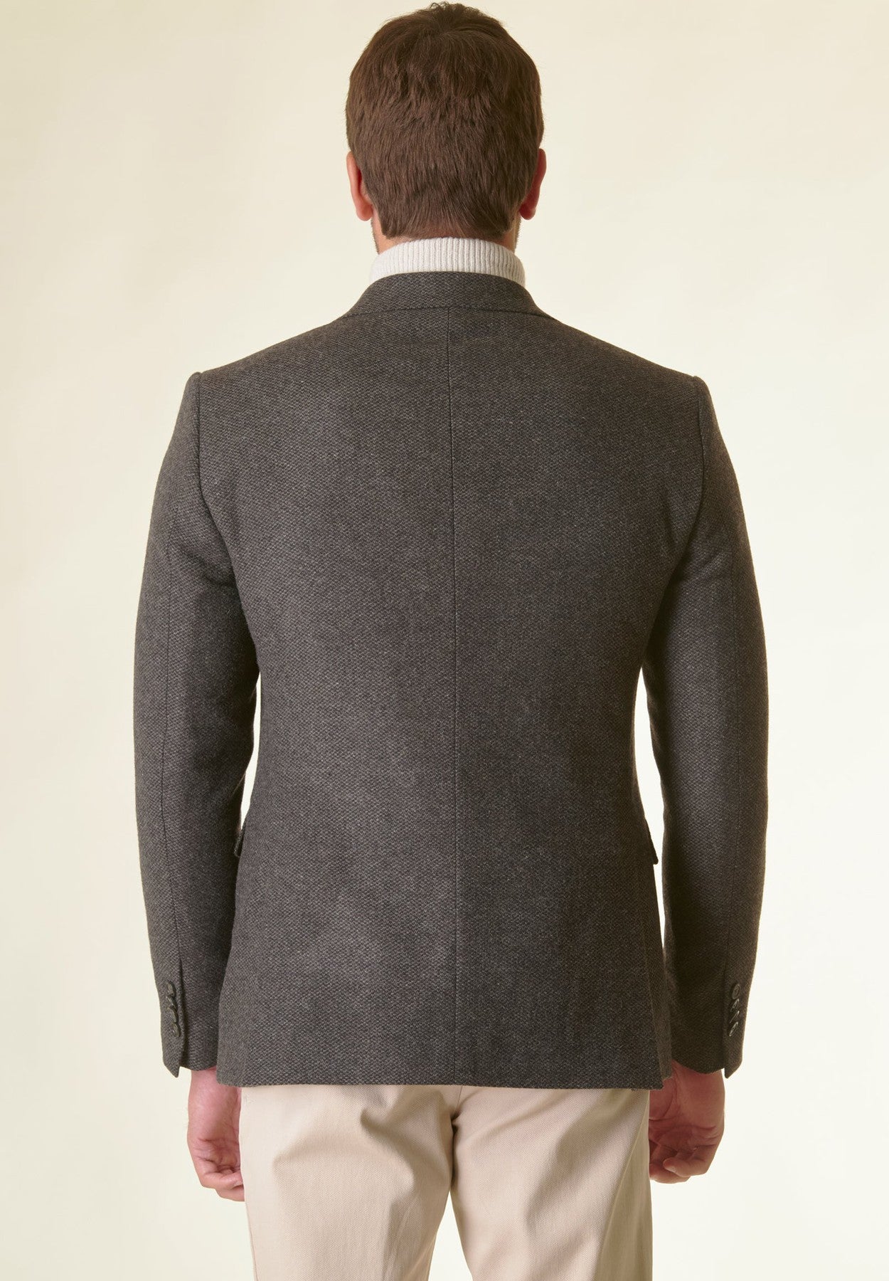 Giacca Moro tweed operata foderata custom